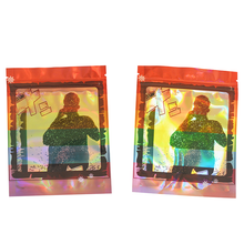 Load image into Gallery viewer, 11x14cm 3.5g Hologram Laser Zipper Bags Both Side Printed 100 pcs
