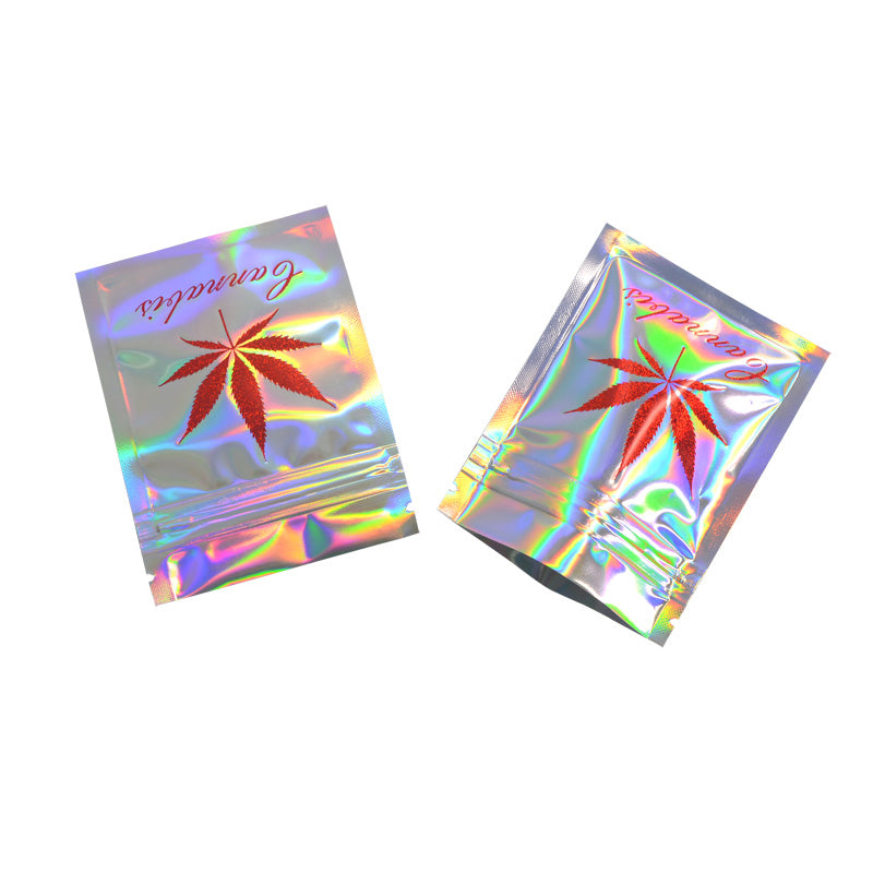 20x30cm Zip Lock Bags, Large Holographic Mylar Foil Ziplock Food