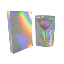 Load image into Gallery viewer, 50 Pcs Holographic Gift Party Paper Box Laser Card Case Cartons Gift Boxes Cosmetics Package Candy Boxes Wedding Favour
