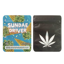 Load image into Gallery viewer, BACKWOODS Zipper Bags With Clear Window 3.5g Stand Up Ziplock Pouch 100 PCS
