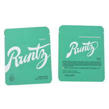 Load image into Gallery viewer, Runtz 1g-3.5g-28g Plastic Mylar Pouch Food Storage Bags Moisture Proof Bags Keep Aroma Pouch
