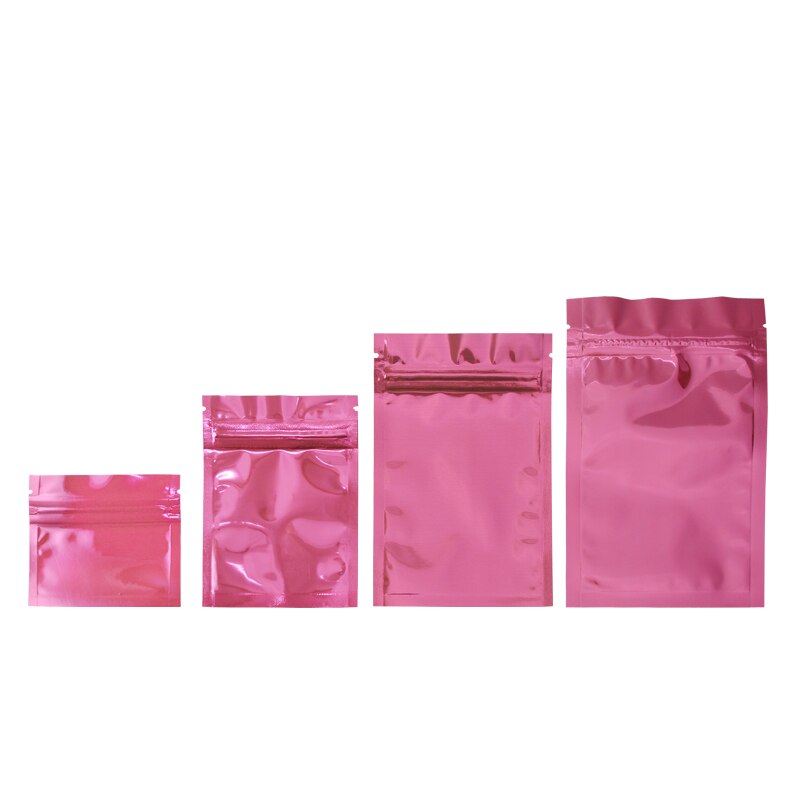 100 Pcs Pink Resealable Anti Static Pouch for Electronic Accessories Package Bags