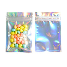 Load image into Gallery viewer, 100 pcs Matte Colorful and Transparent Zip lock Bags Colored &amp; Clear pouches
