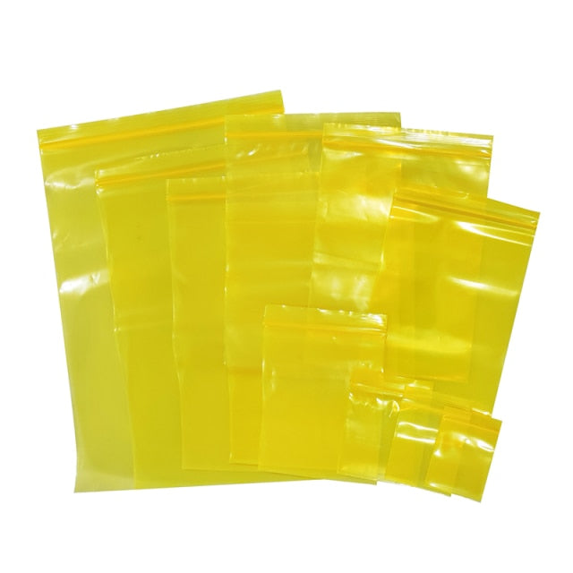 PE Clear Colors Food Storge Gift Printed Zip Lock Clear Plastic Packaging Small Ziplock Pouch PE ZIP Customized Cookie Bags