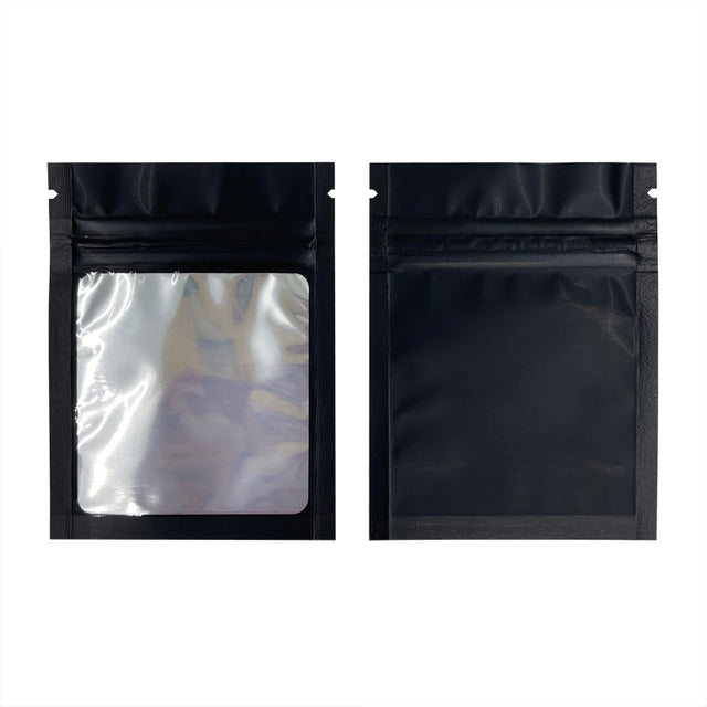 7x9cm 1g Matte Colors Zip Lock Bag With Clear Window Frosted Plastic Small Pouches Packaging 9 Colors