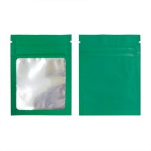 Load image into Gallery viewer, 7x9cm 1g Matte Colors Zip Lock Bag With Clear Window Frosted Plastic Small Pouches Packaging 9 Colors
