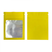 Load image into Gallery viewer, 7x9cm 1g Matte Colors Zip Lock Bag With Clear Window Frosted Plastic Small Pouches Packaging 9 Colors
