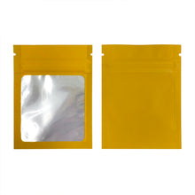 Load image into Gallery viewer, 7x9cm 1g Matte Colors Zip Lock Bag With Clear Window Frosted Plastic Small Pouches Packaging 9 Colors
